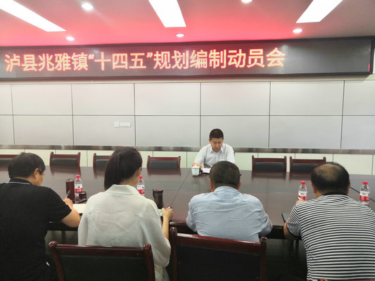 瀘縣兆雅鎮(zhèn)召開“十四五”規(guī)劃編制動員會 十四五專題 第1張