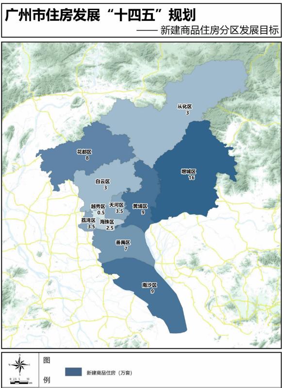 重磅！廣州發(fā)布住房十四五規(guī)劃：限價(jià)不放松，增城扮演重要角色！ 十四五專題 第15張